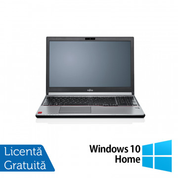 Laptop FUJITSU SIEMENS Lifebook E754, Intel Core i5-4200M 2.50GHz, 4GB DDR3, 120GB SSD, DVD-RW, 15.6 Inch, Tastatura Numerica, Fara Webcam + Windows 10 Home, Refurbished Laptopuri Refurbished