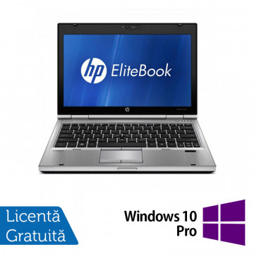  Laptop HP EliteBook 2560p, Intel Core i5-2520M 2.50GHz, 4GB DDR3, 320GB SATA, DVD-RW, 12.5 Inch, Webcam + Windows 10 Pro, Refurbished Laptopuri Refurbished
