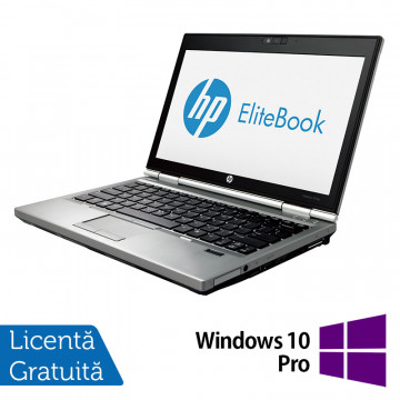 Laptop Hp EliteBook 2570p, Intel Core i5-3210M 2.50GHz, 8GB DDR3, 320GB SATA, DVD-RW, 12.5 Inch + Windows 10 Pro, Refurbished Laptopuri Refurbished