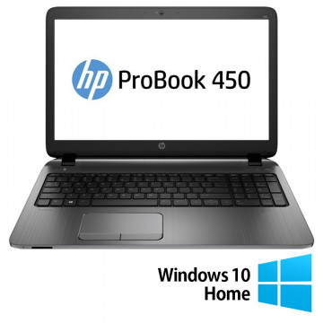 Laptop Refurbished HP ProBook 450 G3, Intel Core i3-6100U 2.30GHz, 8GB DDR3, 256GB SSD, DVD-RW, 15.6 Inch, Tastatura Numerica, Webcam + Windows 10 Home Laptopuri Refurbished 1