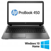 Laptop Refurbished HP ProBook 450 G3, Intel Core i3-6100U 2.30GHz, 8GB DDR3, 256GB SSD, DVD-RW, 15.6 Inch, Tastatura Numerica, Webcam + Windows 10 Home Laptopuri Refurbished