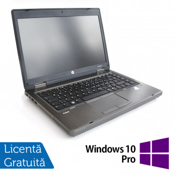 Laptop HP ProBook 6465b, AMD A4-3310MX 2.10GHz, 4GB DDR3, 320GB SATA, DVD-RW + Windows 10 Pro, Refurbished Laptopuri Refurbished