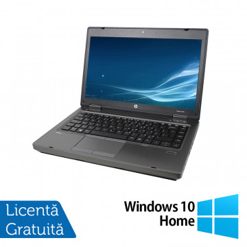 Laptop HP ProBook 6475B, AMD A4-4300M 2.70GHz, 4GB DDR3, 320GB SATA, DVD-RW + Windows 10 Home, Refurbished Laptopuri Refurbished
