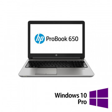 Laptop Refurbished HP ProBook 650 G3, Intel Core i5-7200U 2.50GHz, 8GB DDR4, 256GB SSD, 15.6 Inch, Tastatura Numerica, Webcam + Windows 10 Pro Laptopuri Refurbished 1