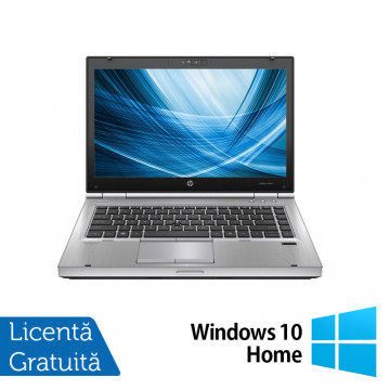 Laptop HP EliteBook 8460p, Intel Core i5-2520M 2.50GHz, 4GB DDR3, 320GB SATA, DVD-RW, 14 Inch, Webcam + Windows 10 Home, Refurbished Laptopuri Refurbished