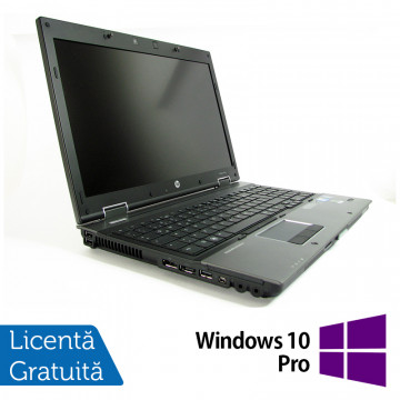 Laptop HP EliteBook 8540w Mobile Workstation, Intel Core i7-820QM 1.73GHz, 8GB DDR3, 320GB SATA, DVD-RW, 15.6 Inch, nVidia FX 880M + Windows 10 Pro, Refurbished Laptopuri Second Hand