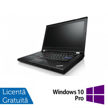 Laptop Lenovo T420, Intel Core i7-2620M 2.70GHz, 4GB DDR3, 500GB SATA, DVD-RW, 14 Inch, Webcam + Windows 10 Pro, Refurbished Laptopuri Refurbished