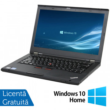 Laptop Lenovo ThinkPad T430, Intel Core i5-3320M 2.60GHz, 4GB DDR3, 120GB SSD, 14 Inch, Webcam + Windows 10 Home, Refurbished Laptopuri Refurbished