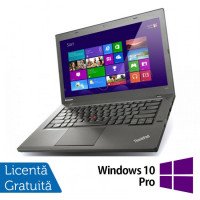 Laptop Refurbished Lenovo ThinkPad T440s, Intel Core i5-4210U 1.70-2.70GHz, 8GB DDR3, 256GB SSD, Webcam, 14 Inch HD + Windows 10 Pro