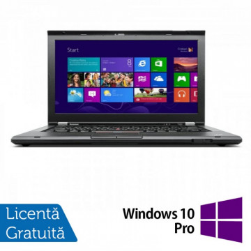 Laptop LENOVO ThinkPad T430, Intel Core i5-3320M 2.60GHz, 4GB DDR3, 240GB SSD, 14 Inch + Windows 10 Pro, Refurbished Laptopuri Refurbished