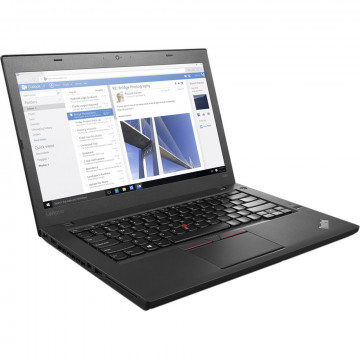 Laptop LENOVO ThinkPad T460, Intel Core i5-6200U 2.30GHz, 8GB DDR3, 120GB SSD, 14 Inch Full HD, Webcam, Grad A-, Second Hand Laptopuri Ieftine