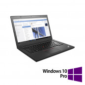 Laptopuri Refurbished - Laptop Refurbished LENOVO ThinkPad T460s, Intel Core i5-6200U 2.40GHz, 8GB DDR4, 256GB SSD, 14 Inch Full HD, Webcam + Windows 10 Pro, Laptopuri Laptopuri Refurbished