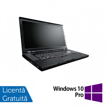 Laptop Lenovo ThinkPad W520, Intel Core i7-2860QM 2.50GHz, 16GB DDR3, 320GB SATA, Nvidia Quadro 1000 2GB, Webcam, 15.6 Inch + Windows 10 Pro, Refurbished Laptopuri Refurbished