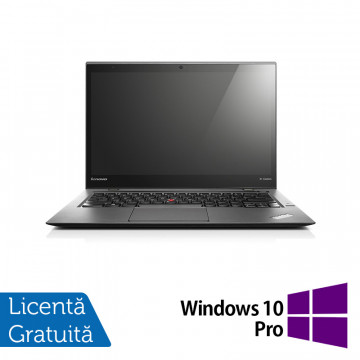 Laptop Lenovo ThinkPad X1 CARBON, Intel Core i5-4200U 1.60GHz, 8GB DDR3, 180GB SSD, 14 Inch + Windows 10 Pro, Refurbished Laptopuri Refurbished