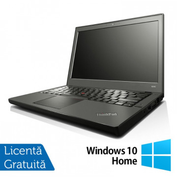 Laptop Lenovo ThinkPad X240, Intel Core i3-4010U 1.70GHz, 4GB DDR3, 500GB SATA, Webcam, 12 Inch + Windows 10 Home, Refurbished Laptopuri Refurbished