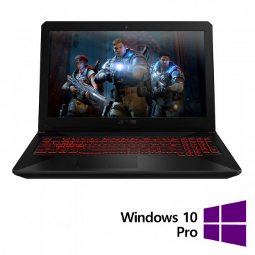 Laptop Second Hand Asus TUF Gaming FX504GD, Intel Core i7-8750H 2.20 - 4.10GHz, 16GB DDR4, 512GB SSD, Nvidia GeForce GTX 1050 4GB GDDR5, 15.6 Inch Full HD, Webcam Laptopuri Second Hand