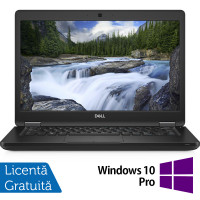 Laptop Refurbished Dell Latitude 5490, Intel Core i5-7300U 2.60GHz, 16GB DDR4, 256GB SSD PCIe M.2 NVMe, 14 Inch Full HD, Webcam + Windows 10 Pro