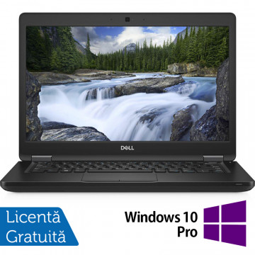 Laptop Refurbished Dell Latitude 5490, Intel Core i5-7300U 2.60GHz, 8GB DDR4, 480GB SSD, 14 Inch, Webcam + Windows 10 Pro Laptopuri Refurbished