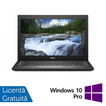 Laptop Refurbished DELL Latitude 7290, Intel Core i5-7300U 2.60GHz, 8GB DDR4, 240GB SSD, 12.5 Inch, Webcam + Windows 10 Pro Laptopuri Refurbished 1