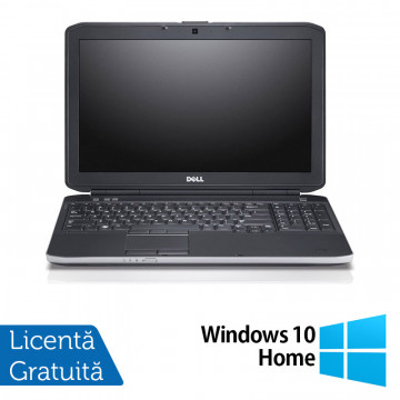 Laptop Dell Latitude E5530, Intel Core i7-3520M 2.90GHz, 8GB DDR3, 120GB SSD, DVD-RW, 15.6 Inch Full HD, Webcam + Windows 10 Home, Refurbished Laptopuri Refurbished