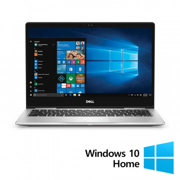 Laptop Refurbished Dell Inspiron 7370, Intel Core i7-8550U 1.80 - 4.00GHz, 8GB DDR4, 256GB SSD, 13.3 Inch Full HD, Webcam + Windows 10 Home Laptopuri Refurbished 1