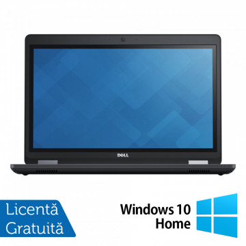 Laptop Dell Precision 3510, Intel Core i5-6300HQ 2.30GHz, 8GB DDR4, 240GB SSD, Tastatura Numerica, 15.6 Inch, Webcam + Windows 10 Home, Refurbished Laptopuri Refurbished