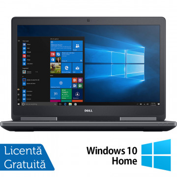 Laptop Refurbished Dell Precision 7720, Intel Core i7-7820HQ 2.90-3.90GHz, 16GB DDR4, 512GB SSD, nVidia Quadro P3000 6GB GDDR5, 17.3 Inch Full HD, Webcam + Windows 10 Home Laptopuri Refurbished 1