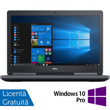 Laptop Refurbished Dell Precision 7720, Intel Core i7-7820HQ 2.90-3.90GHz, 16GB DDR4, 512GB SSD, nVidia Quadro P3000 6GB GDDR5, 17.3 Inch Full HD, Webcam + Windows 10 Pro Laptopuri Refurbished 1