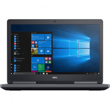 Laptop Second Hand Dell Precision 7720, Intel Core i7-7820HQ 2.90-3.90GHz, 32GB DDR4, 512GB SSD, nVidia Quadro P3000 6GB GDDR5, 17.3 Inch Full HD, Webcam Laptopuri Second Hand 1