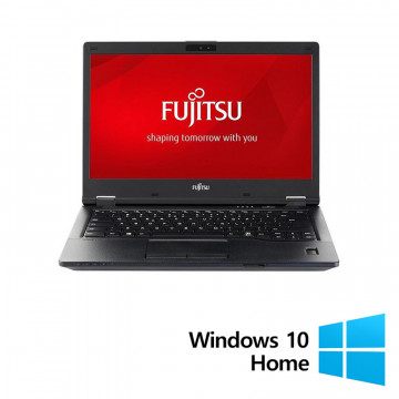 Laptop Refurbished Fujitsu Lifebook E548, Intel Core i5-7300U 2.60GHz, 8GB DDR4, 256GB SSD, Webcam, 14 Inch Full HD + Windows 10 Home Laptopuri Refurbished