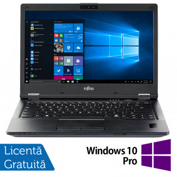 Laptop Refurbished Fujitsu LifeBook E549, Intel Core i5-8265U 1.60-3.90GHz, 8GB DDR4, 256GB SSD, 14 Inch Full HD, Webcam + Windows 10 Pro Laptopuri Refurbished 1