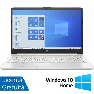 Laptop Nou HP 15-DW3025, Intel Core i5-1135G7 2.40-4.20GHz, 8GB DDR4, 2TB HDD, 15.6 Inch HD, Webcam, Windows 10 Home, Natural Silver Laptopuri