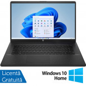 Laptop Nou HP 17T-CN000, Intel Core i7-1165G7 1.20-4.70GHz, 8GB DDR4, 1TB HDD, 17.3 Inch HD+, Windows 10 Home, Jet Black Laptopuri