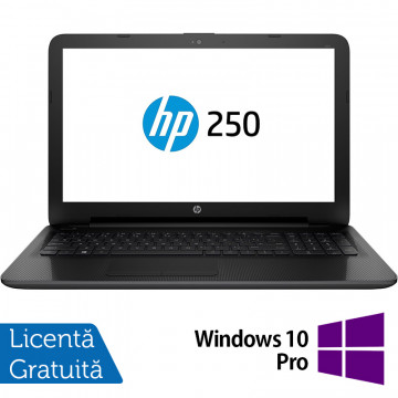 Laptop HP 250 G4, Intel Core i3-4005U 1.70GHz, 4GB DDR3, 1TB SATA, DVD-RW, 15.6 Inch, Tastatura Numerica, Webcam + Windows 10 Pro, Refurbished Laptopuri Refurbished