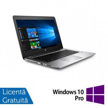 Laptop HP ProBook 440 G4, Intel Core i5-7200U 2.50GHz, 8GB DDR4, 120GB SSD M.2, 14 Inch HD+, Webcam + Windows 10 Pro, Refurbished Laptopuri Refurbished