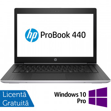 Laptop Refurbished HP ProBook 440 G5, Intel Core i5-8250U 1.60GHz, 8GB DDR4, 256GB SSD, 14 Inch Full HD, Webcam + Windows 10 Pro Laptopuri Refurbished 1