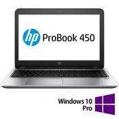 Laptop Refurbished HP ProBook 450 G4, Intel Core i5-7200U 2.50GHz, 8GB DDR4, 256GB SSD, DVD-RW, 15.6 Inch Full HD, Tastatura Numerica, Webcam + Windows 10 Pro Laptopuri Refurbished