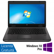 Laptop Refurbished HP ProBook 6470b, Intel Core i3-3120M 2.50GHz, 8GB DDR3, 500GB SATA, DVD-RW, 14 Inch, Webcam + Windows 10 Pro