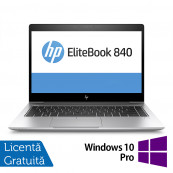 Laptop Refurbished HP EliteBook 840 G5, Intel Core i5-8250U 1.60 - 3.40GHz, 8GB DDR4, 256GB SSD, 14 Inch Full HD, Webcam + Windows 10 Pro Laptopuri Refurbished