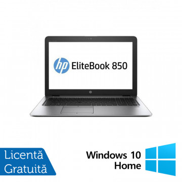 Laptop Refurbished HP EliteBook 850 G3, Intel Core i7-6500U 2.50GHz, 8GB DDR4, 256GB SSD, 15.6 Inch Full HD, Placa Video Radeon R7 M350, Webcam + Windows 10 Home Laptopuri Refurbished 1