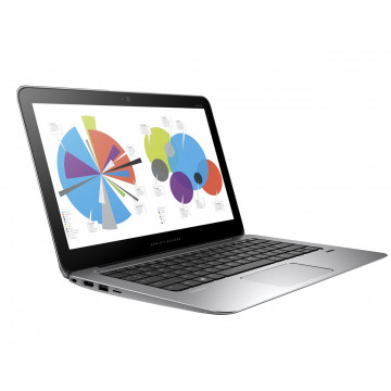 Laptop HP EliteBook Folio 1020 G1, Intel Core M-5Y51 1.10-2.60GHz, 8GB DDR3, 240GB SSD, 12.5 Inch QHD (2560x1440 pixels) TouchScreen, Webcam, Baterie Consumata, Second Hand Laptopuri Ieftine 1
