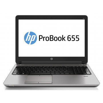 Laptop HP ProBook 655 G1, AMD A8-5550M 2.10GHz, 4GB DDR3, 320GB SATA, DVD-RW, 15.6 Inch, Second Hand AMD/Dual Core
