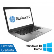 Laptop Refurbished HP EliteBook 850 G3, Intel Core i5-6200U 2.30GHz, 8GB DDR3, 240GB SSD, 15.6 Inch Full HD, Tastatura Numerica, Webcam + Windows 10 Home Laptopuri Refurbished
