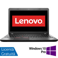 Laptop Refurbished Lenovo ThinkPad E550, Intel Core i3-5005U 2.00GHz, 8GB DDR3, 128GB SSD, 15.6 Inch HD, Webcam, Tastatura Numerica + Windows 10 Pro