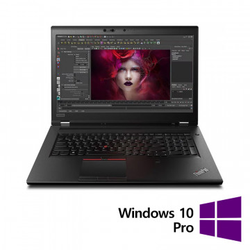 Laptop Refurbished LENOVO ThinkPad P71, Intel Core i7-7700HQ 2.80-3.80GHz, 32GB DDR4, 256GB SSD, Intel HD Graphics, 17.3 Inch Full HD, Webcam + Windows 10 Pro Laptopuri Refurbished 1