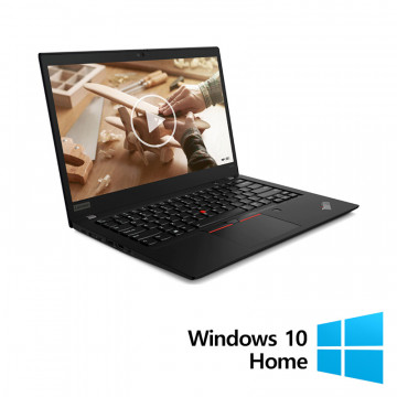 Laptop Refurbished LENOVO ThinkPad T490, Intel Core i5-8265U 1.60 - 3.90GHz, 16GB DDR4, 256GB SSD, 14 Inch Full HD, Webcam + Windows 10 Home Laptopuri Refurbished 1