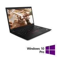 Laptop Refurbished LENOVO ThinkPad T490s, Intel Core i5-8265U 1.60 - 3.90GHz, 16GB DDR4, 512GB SSD, 14 Inch Full HD, Webcam + Windows 10 Pro