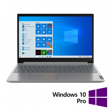 Laptop Refurbished LENOVO V15-I IL, Intel Core i3-1005G1 1.20 - 3.40GHz, 8GB DDR4, 256GB SSD, 15.6 Inch HD + Windows 10 Pro Laptopuri Refurbished 1