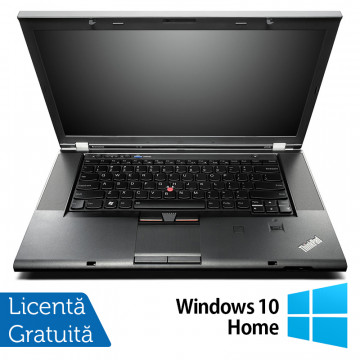 Laptop Lenovo ThinkPad W530, Intel Core i7-3720QM 2.60GHz, 8GB DDR3, 240GB SSD, nVIDIA Quadro K1000M 2GB DDR3/128-bit, DVD-RW, 15.6 Inch Full HD, Webcam + Windows 10 Home, Refurbished Laptopuri Refurbished