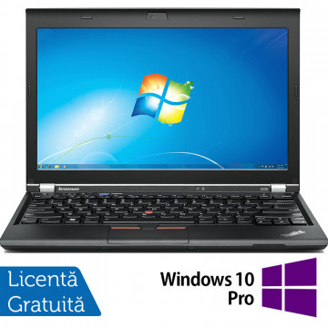 Laptop LENOVO Thinkpad x230, Intel Core i7-3520M 2.90GHz, 4GB DDR3, 120GB SSD, Fara Webcam, 12.5 Inch + Windows 10 Pro, Refurbished Laptopuri Refurbished